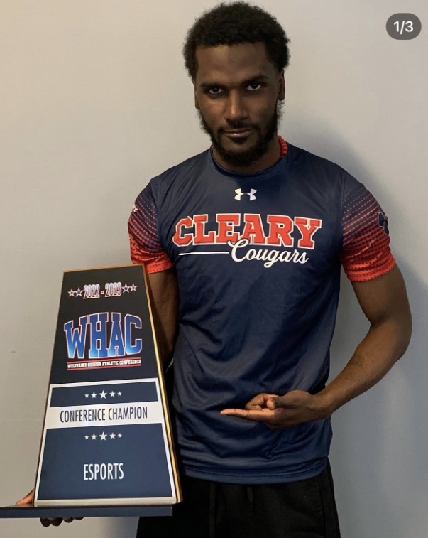 WHAC Conference Champion plaque from Cleary University Esports
